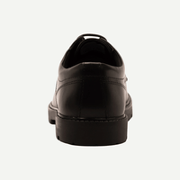 Vito Boys Black Leather Lace-Up School Shoes