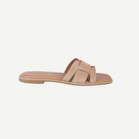 Heath Suede Slip-On Flat Sandals