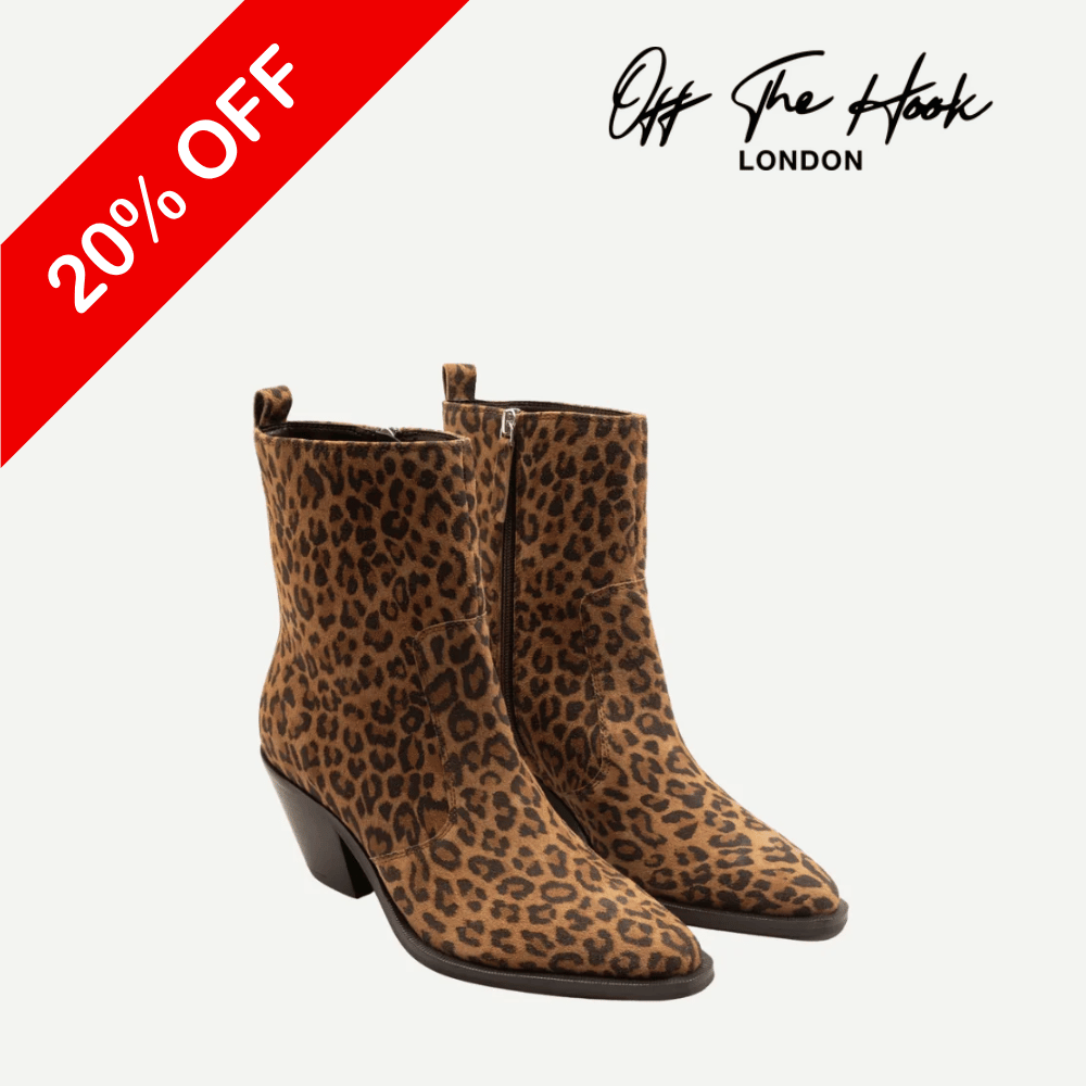 Leopard Print Ankle Boots