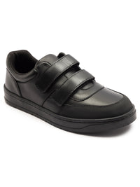 Boys Black Leather Formal Shoes