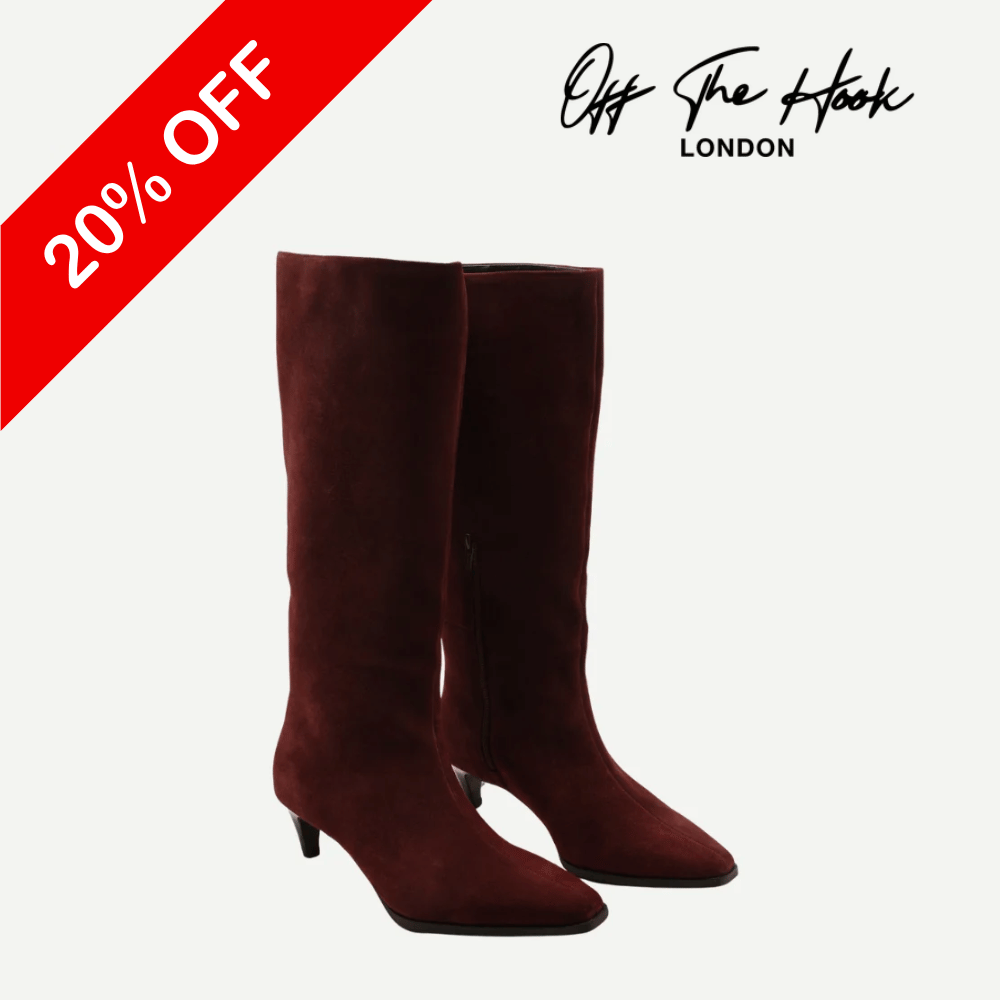Kitten Heel Knee High Boots
