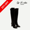 Black Heeled Over The Knee Boots