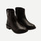 Girls’ Black Leather School Loafers