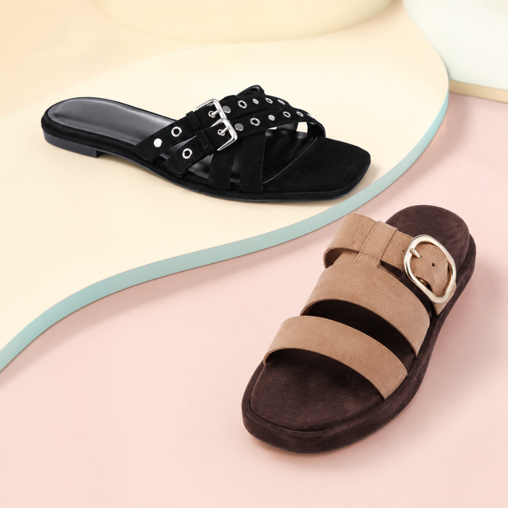 Isla-Black + Anete-Blush