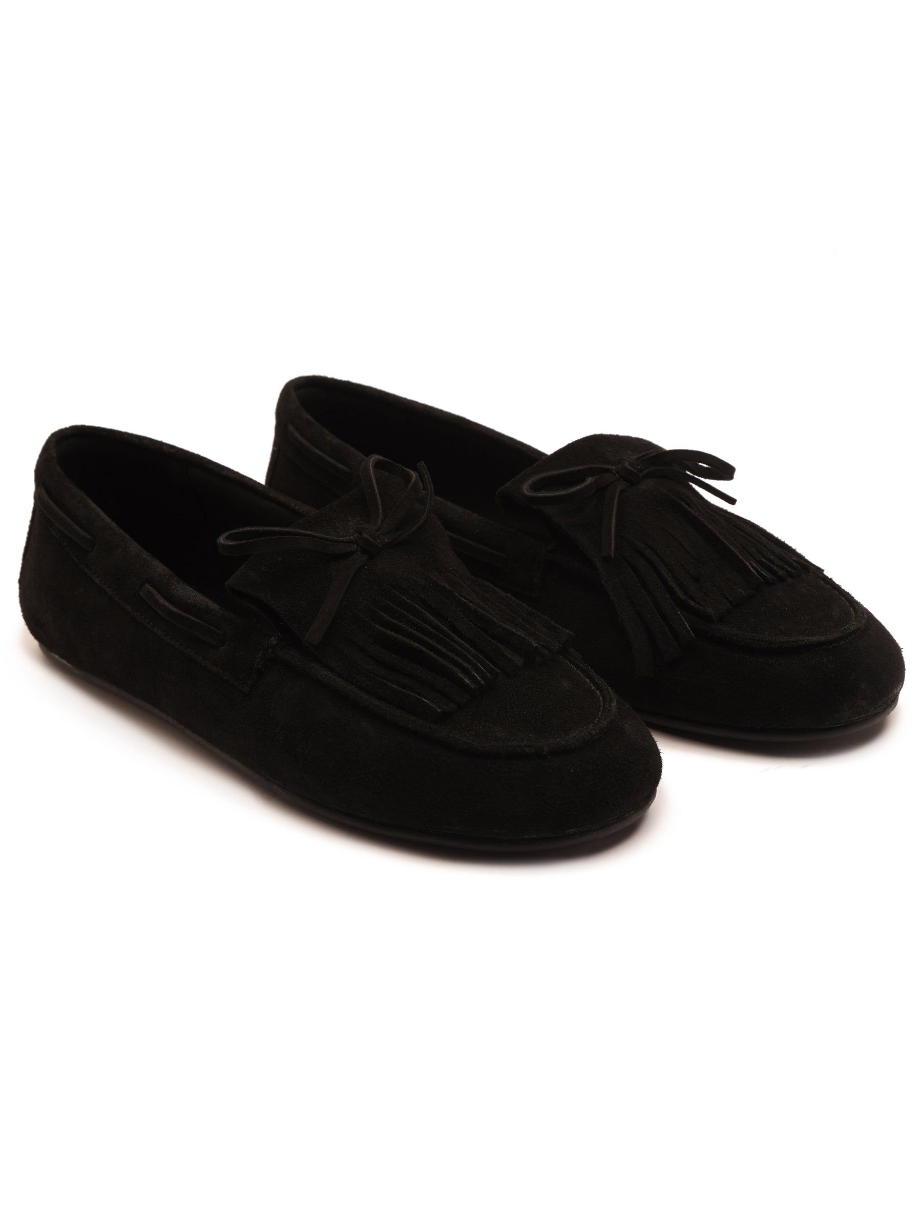 靴 BLACK SUEDE MOCCASIN Kennet-Black-Suede