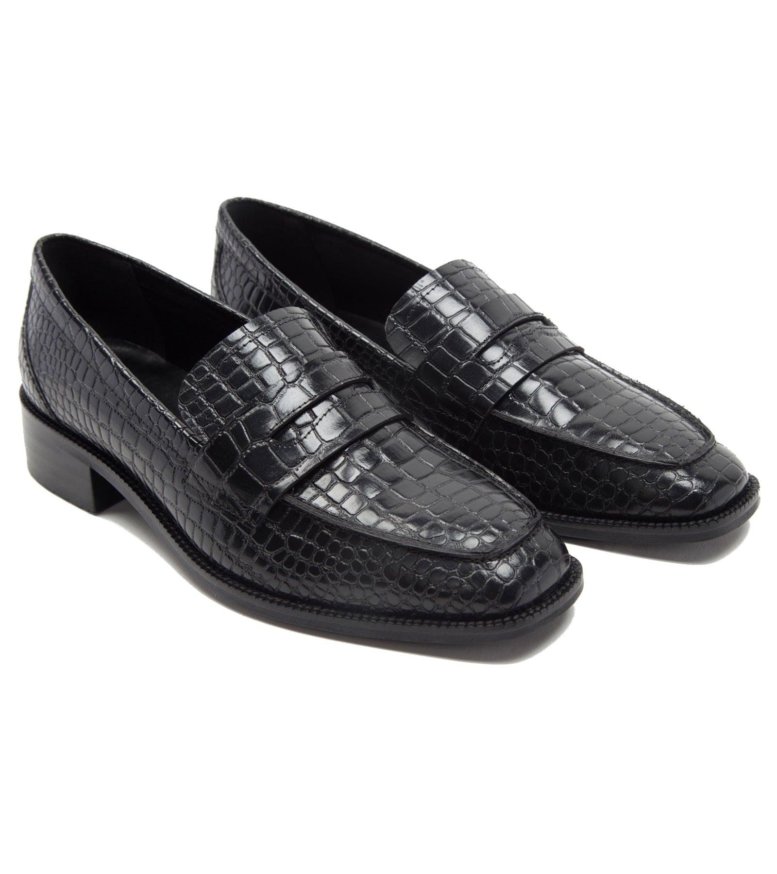 kew black croc