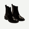 Girls’ Black Patent Chelsea Boots