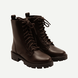 Girls’ Brown Lace Up Ankle Boots