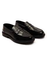 Men’s Black Penny Loafers