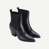 Western Chelsea Boots Black