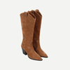 Suede Cowboy Brown Boots